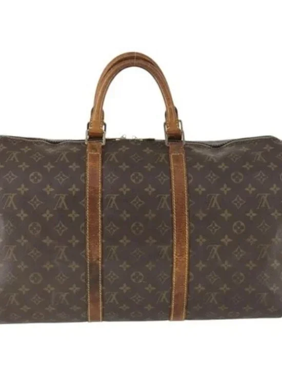 LOUIS VUITTON Monogram Keepall Bandouliere 50 Boston Bag M41416 LV Auth 171949 - Picture 2 of 16